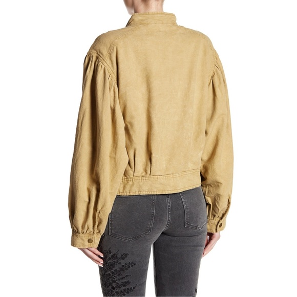 Free People Poet Blouson Sleeve Jacket - Picture 7 of 9